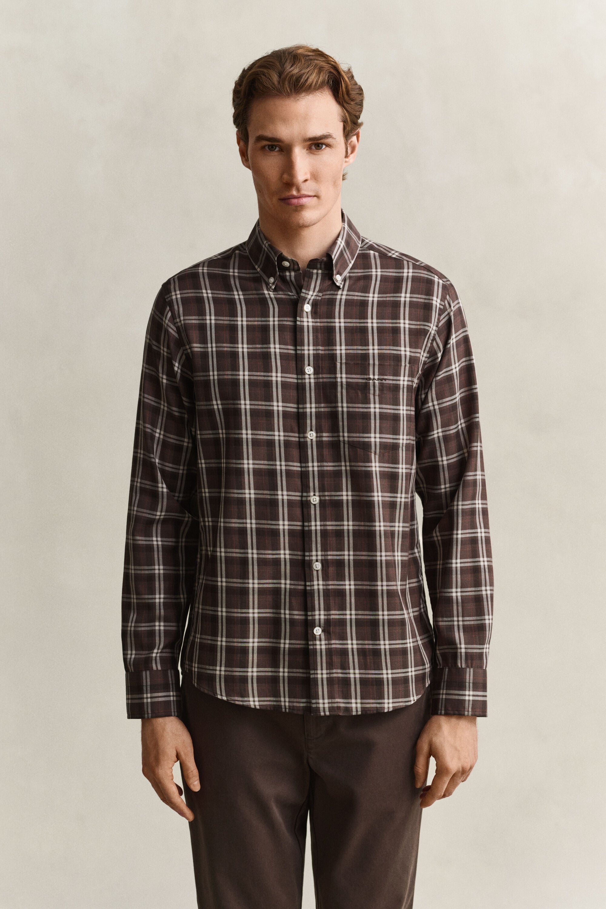 Checked Twill Shirt
