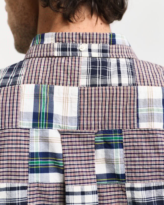 Remake Relaxed Fit Patchwork Shirt