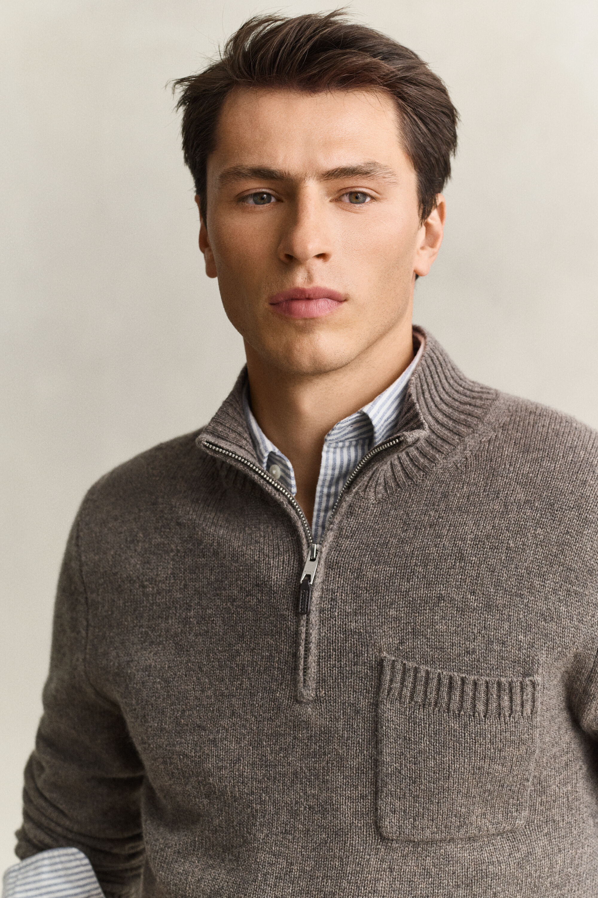 Cashmere Half-Zip Sweater