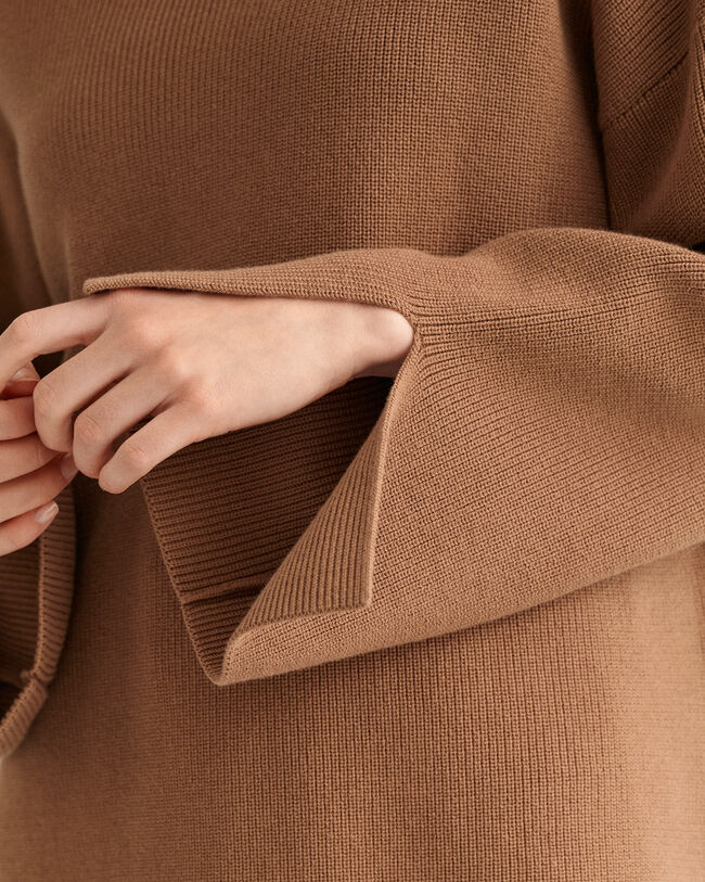 Ribbed Mock Neck Sweater