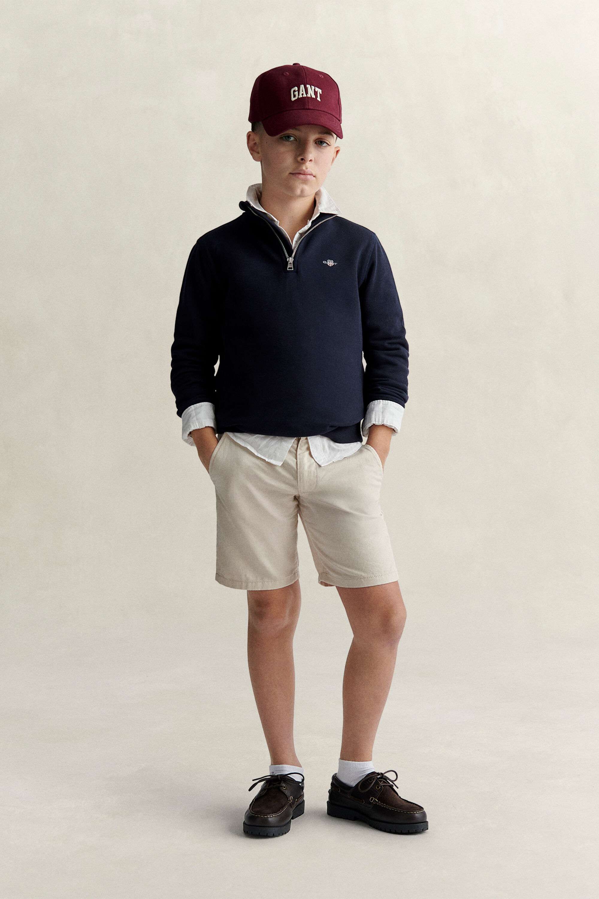 Teen Boys Half Zip Sweatshirt