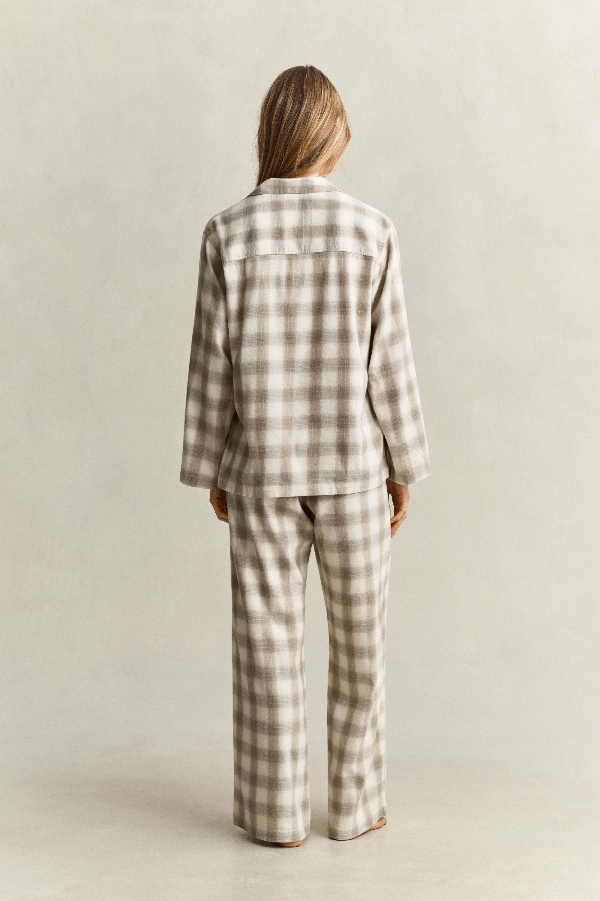 Checked Flannel Pajama Set
