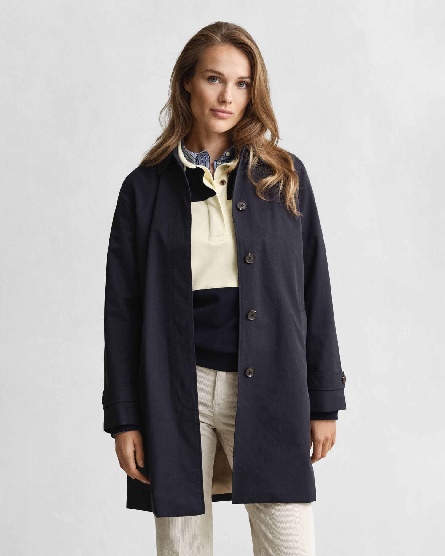 Car Coat — EVENING BLUE