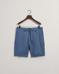 Relaxed Fit Linen Drawstring Shorts