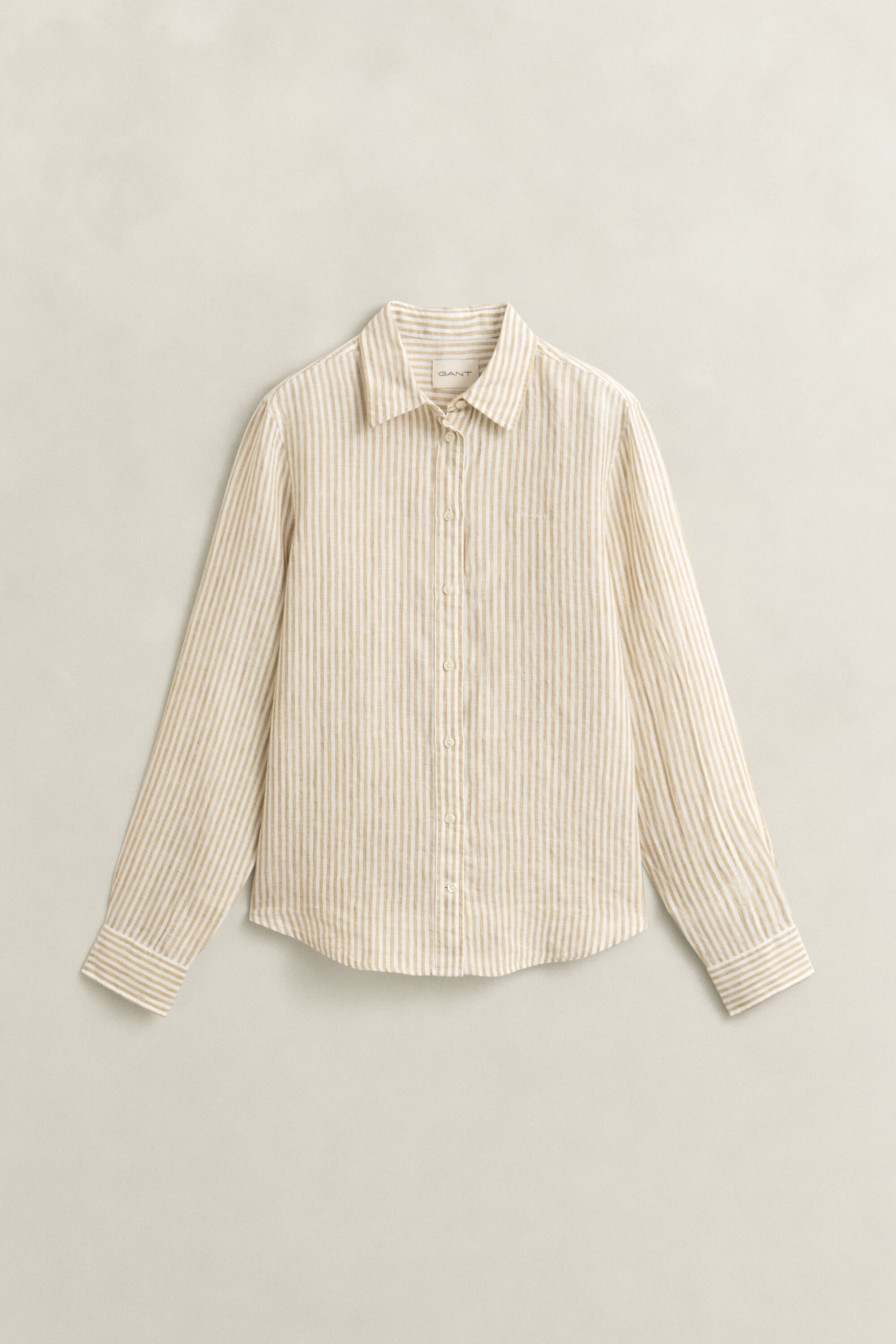Regular Fit Striped Linen Shirt