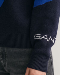 Teens Alpine Jacquard Crew Neck Sweater