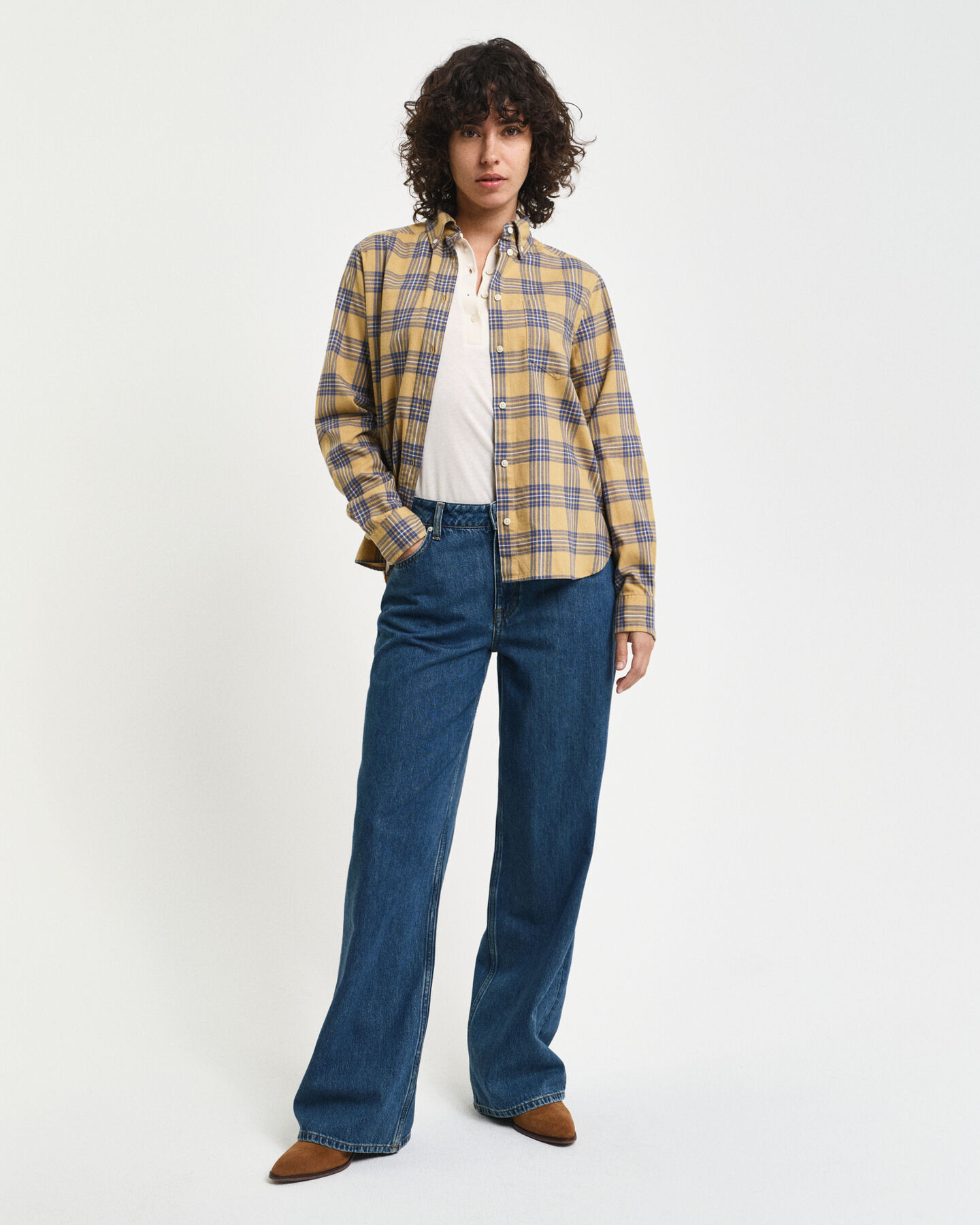 Regular Fit Checked Flannel Shirt