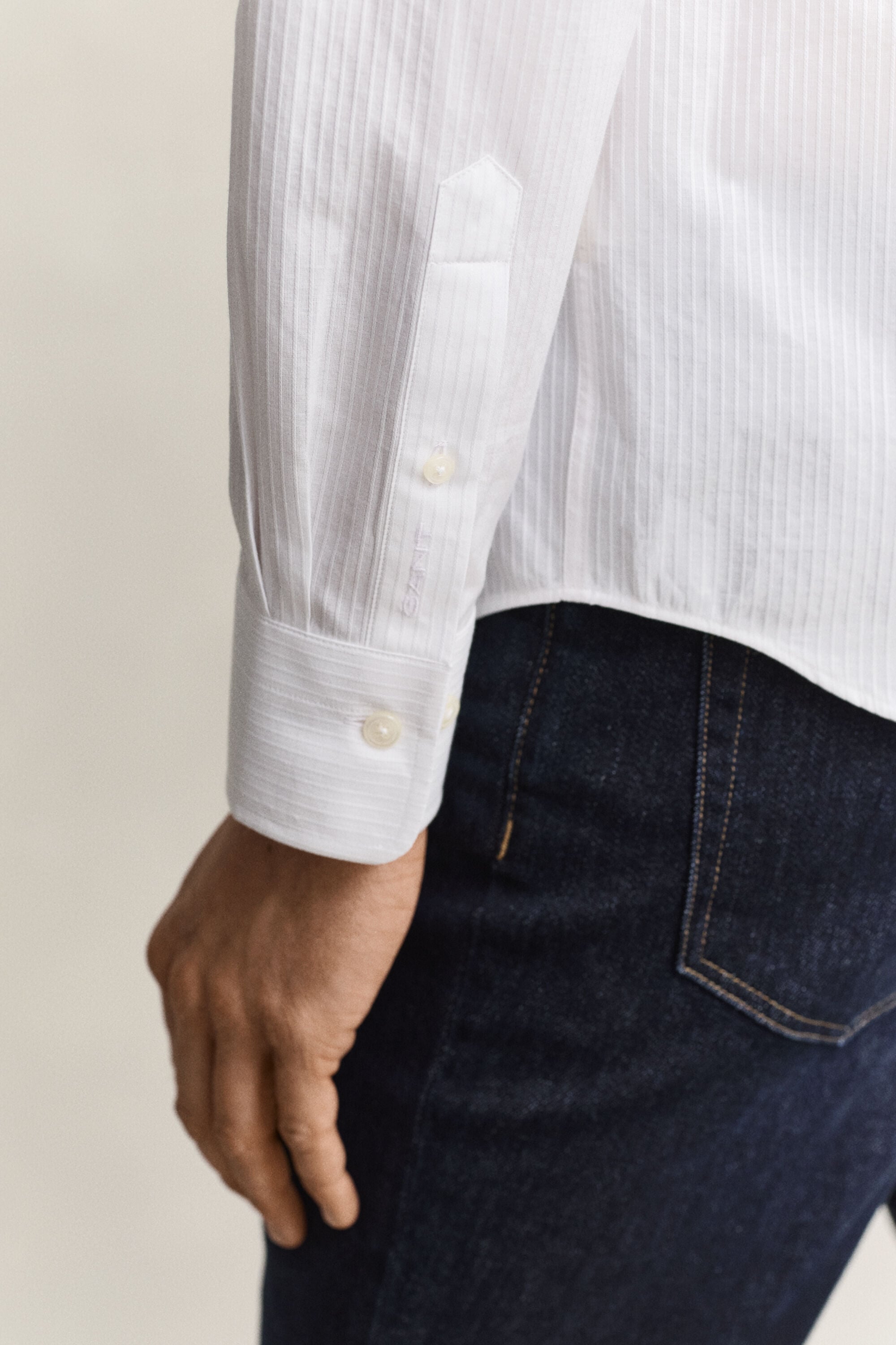 Regular Fit Dobby Striped Shirt