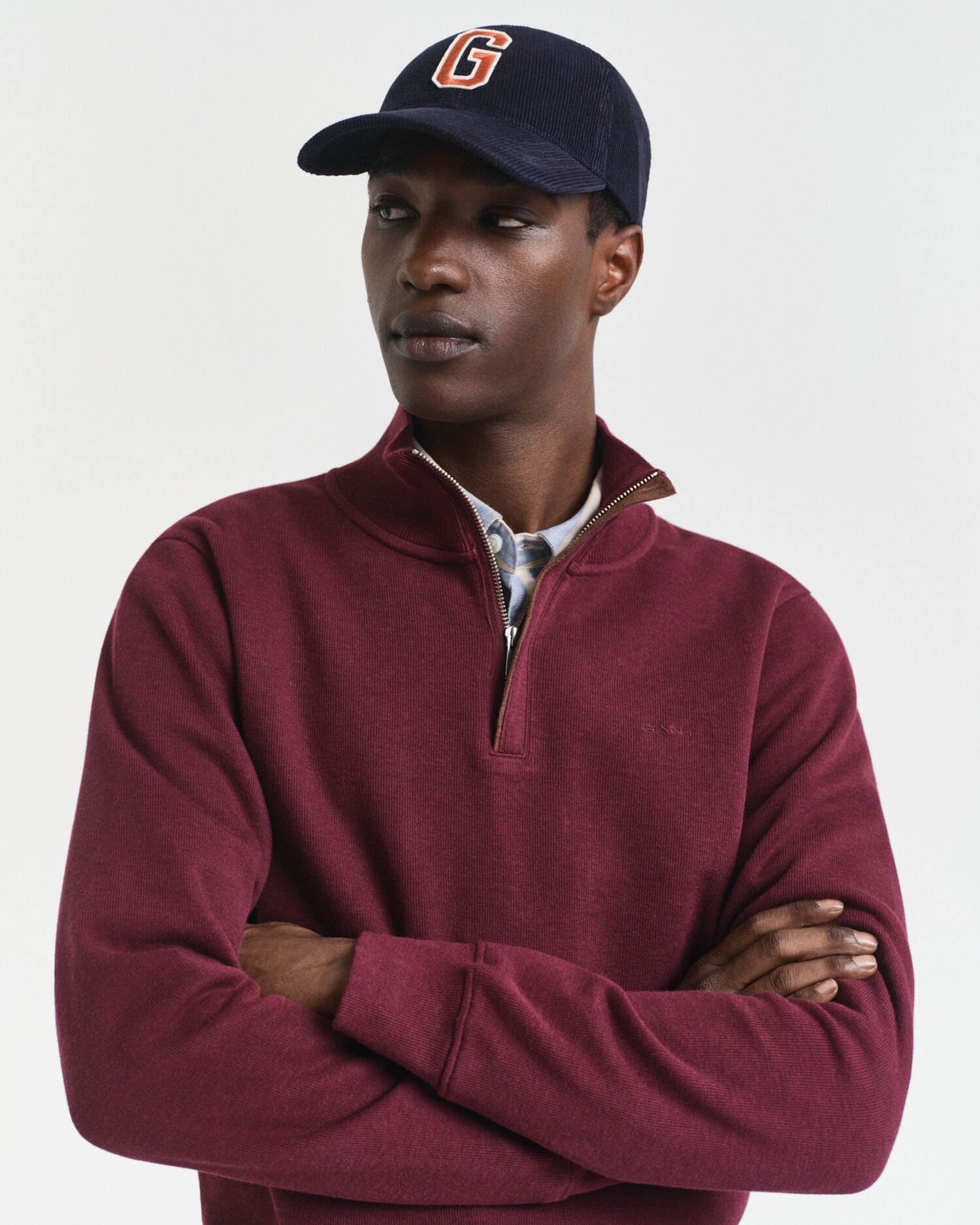 Sacker Rib Half-Zip Sweatshirt