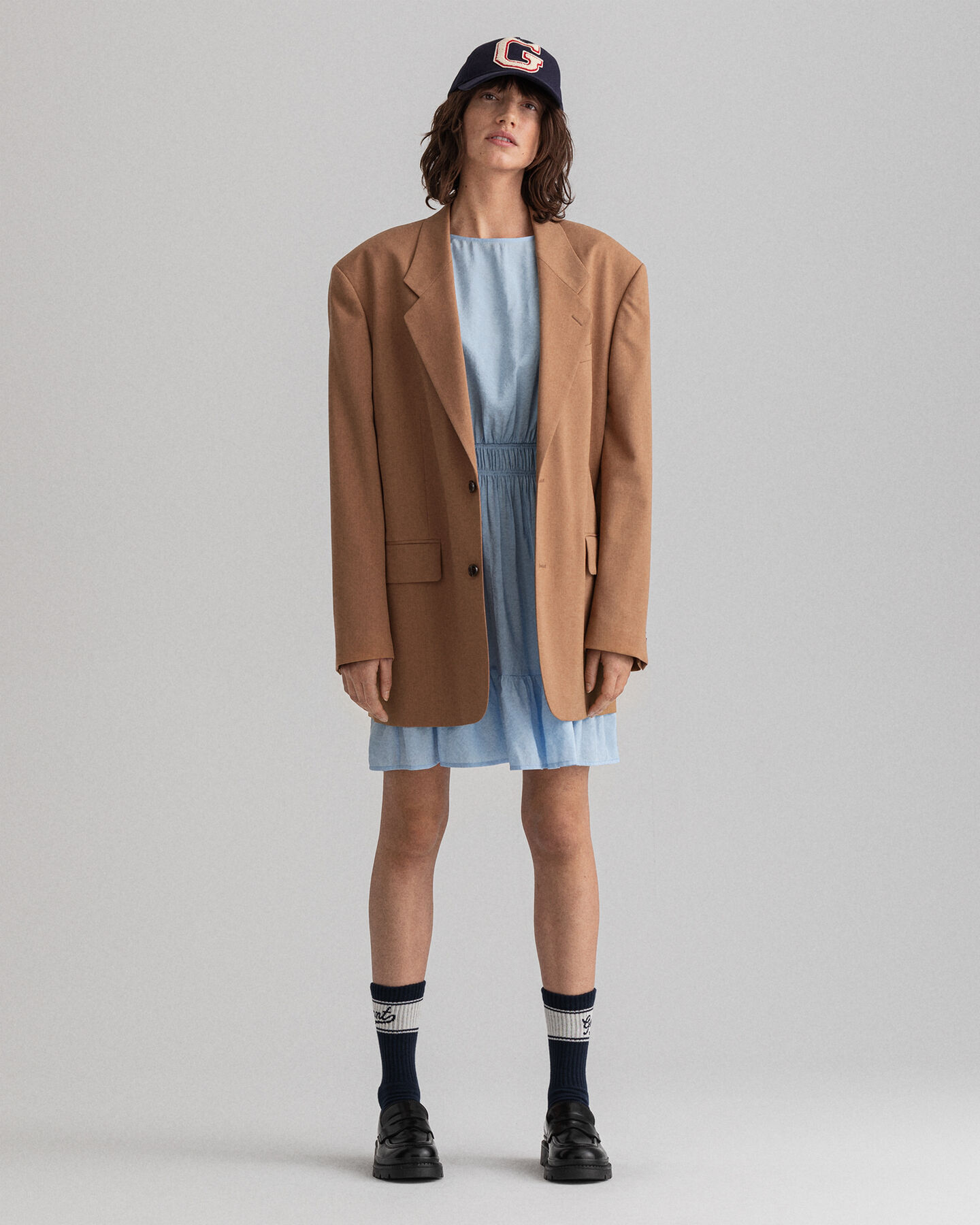 Flounce Puff Sleeve Dress