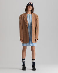 Flounce Puff Sleeve Dress