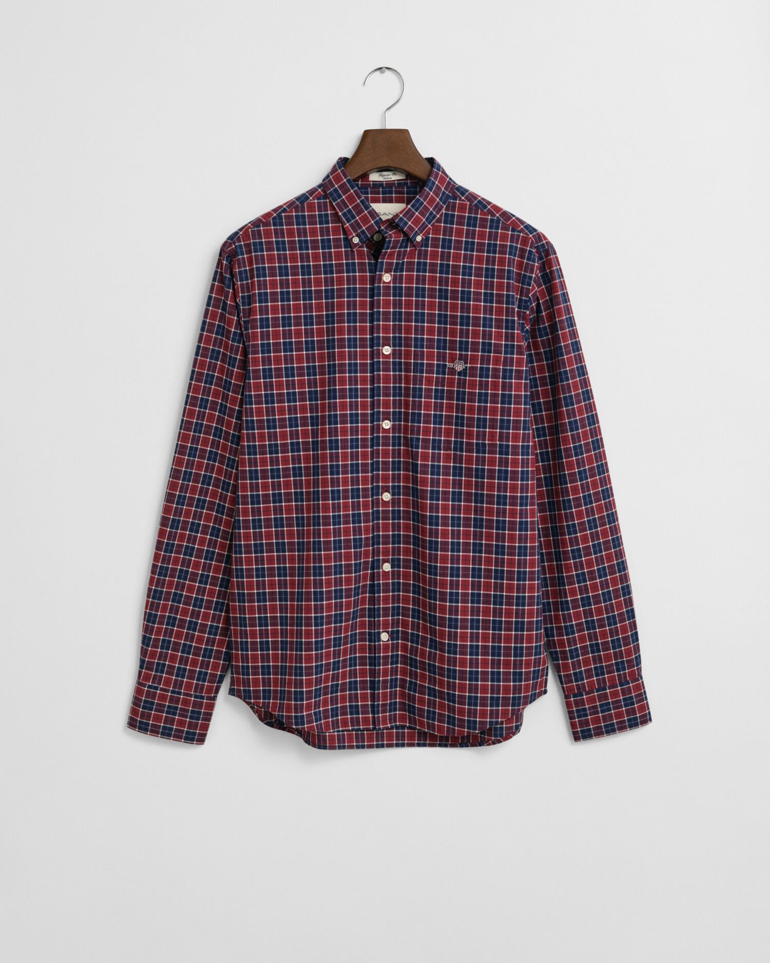 Regular Fit Checked Classic Poplin Shirt
