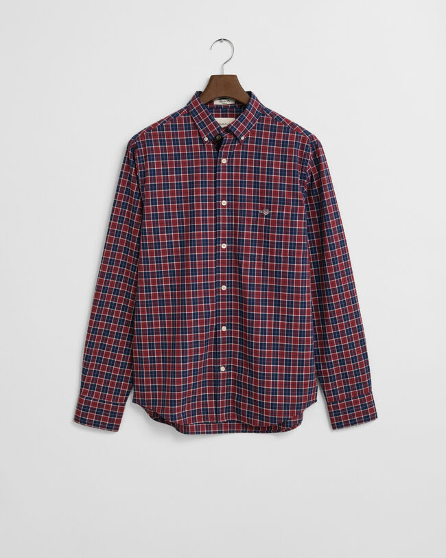 Regular Fit Checked Classic Poplin Shirt