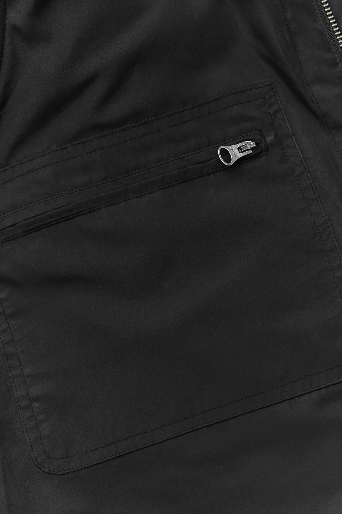 Quilted Vest — BLACK