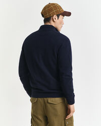 Superfine Lambswool Half-Zip Sweater