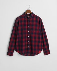 Regular Fit Checked Corduroy Shirt
