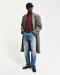 Extra Fine Lambswool Half-Zip Sweater