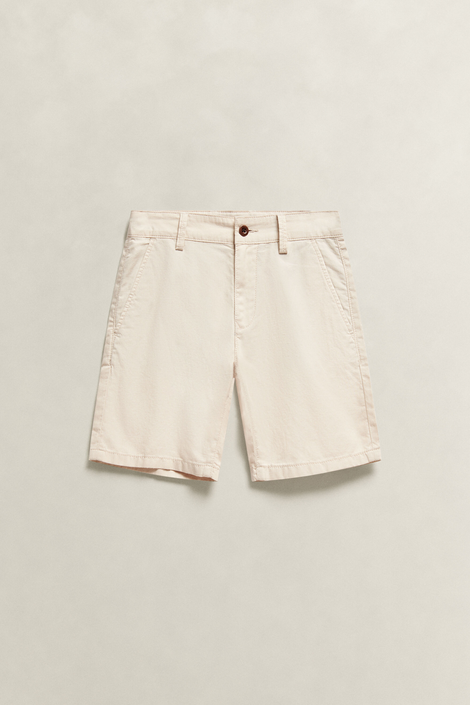Teen Boys Linen Blend Shorts