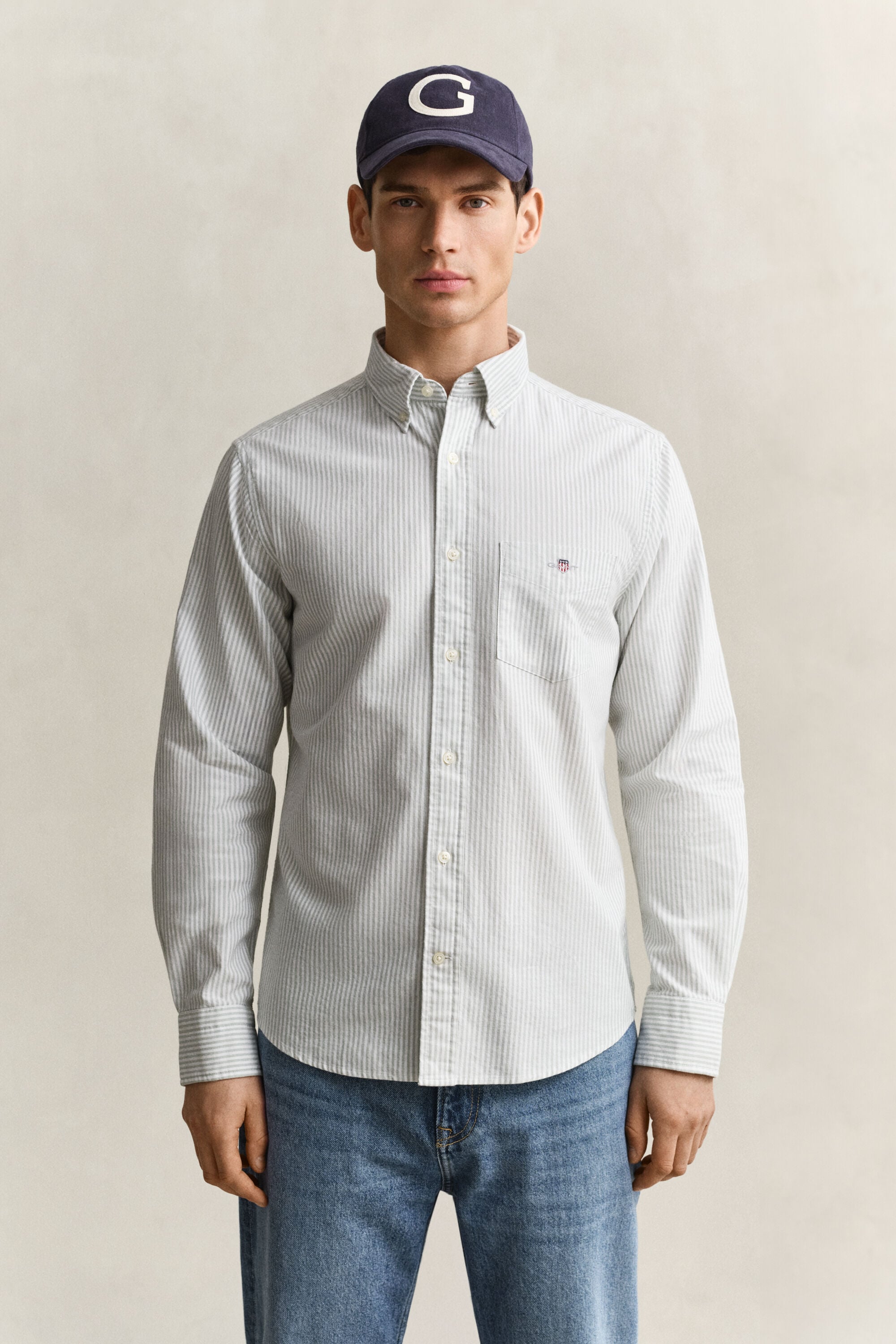 Banker Stripe Classic Oxford Shirt