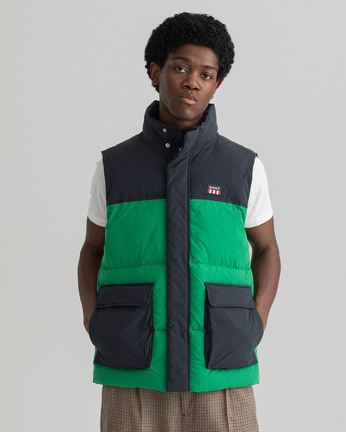 Blocked Padded Vest