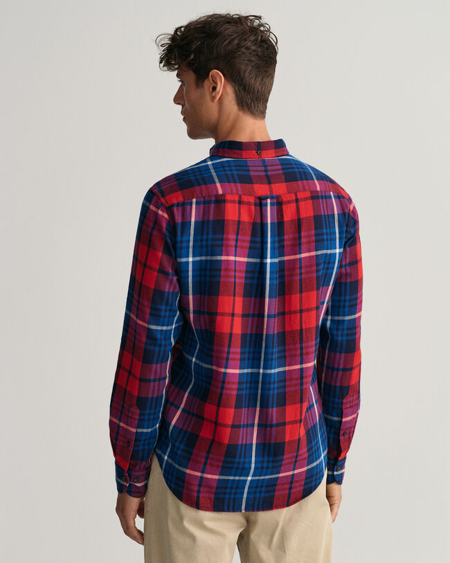 Regular Fit Plaid Flannel Shirt