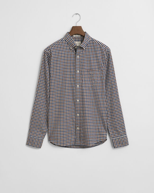 Regular Fit Gingham Twill Shirt