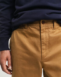 Regular Fit Brushed Cotton Chinos