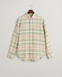 Regular Fit Madras Linen Shirt