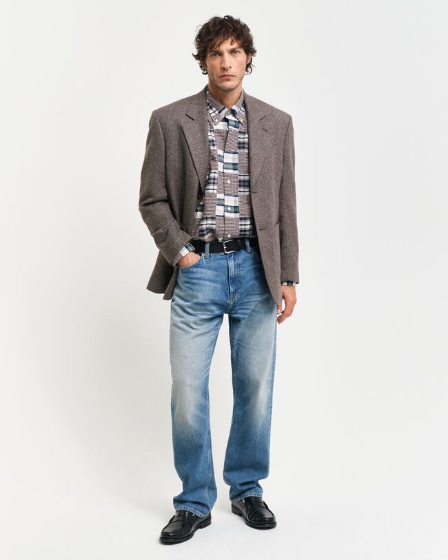 Remake Relaxed Fit Patchwork Shirt