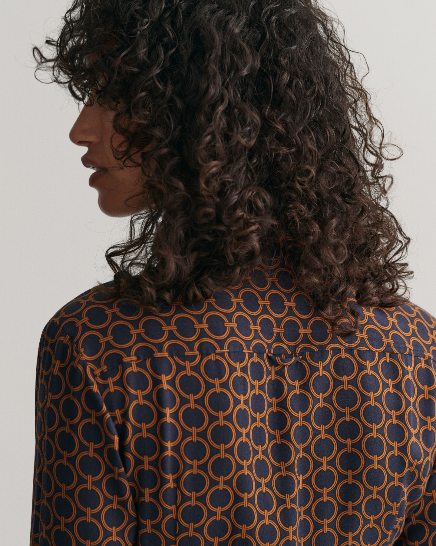 Slim Fit Geometric Shirt Dress