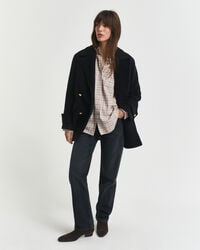 Relaxed Fit Checked Brushed Flannel Shirt