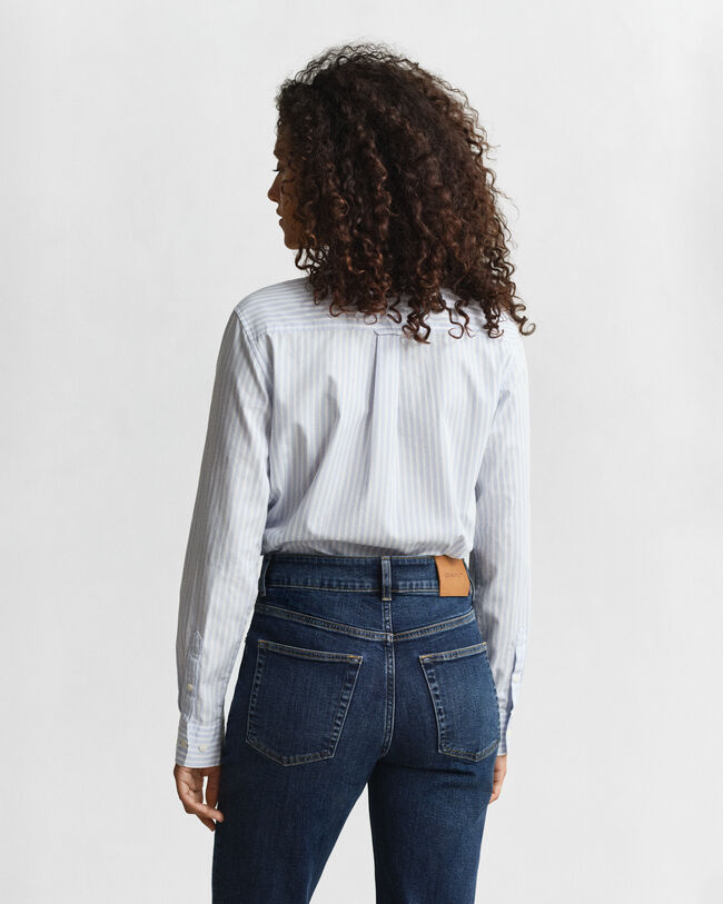 Regular Fit Classic Striped Poplin Shirt