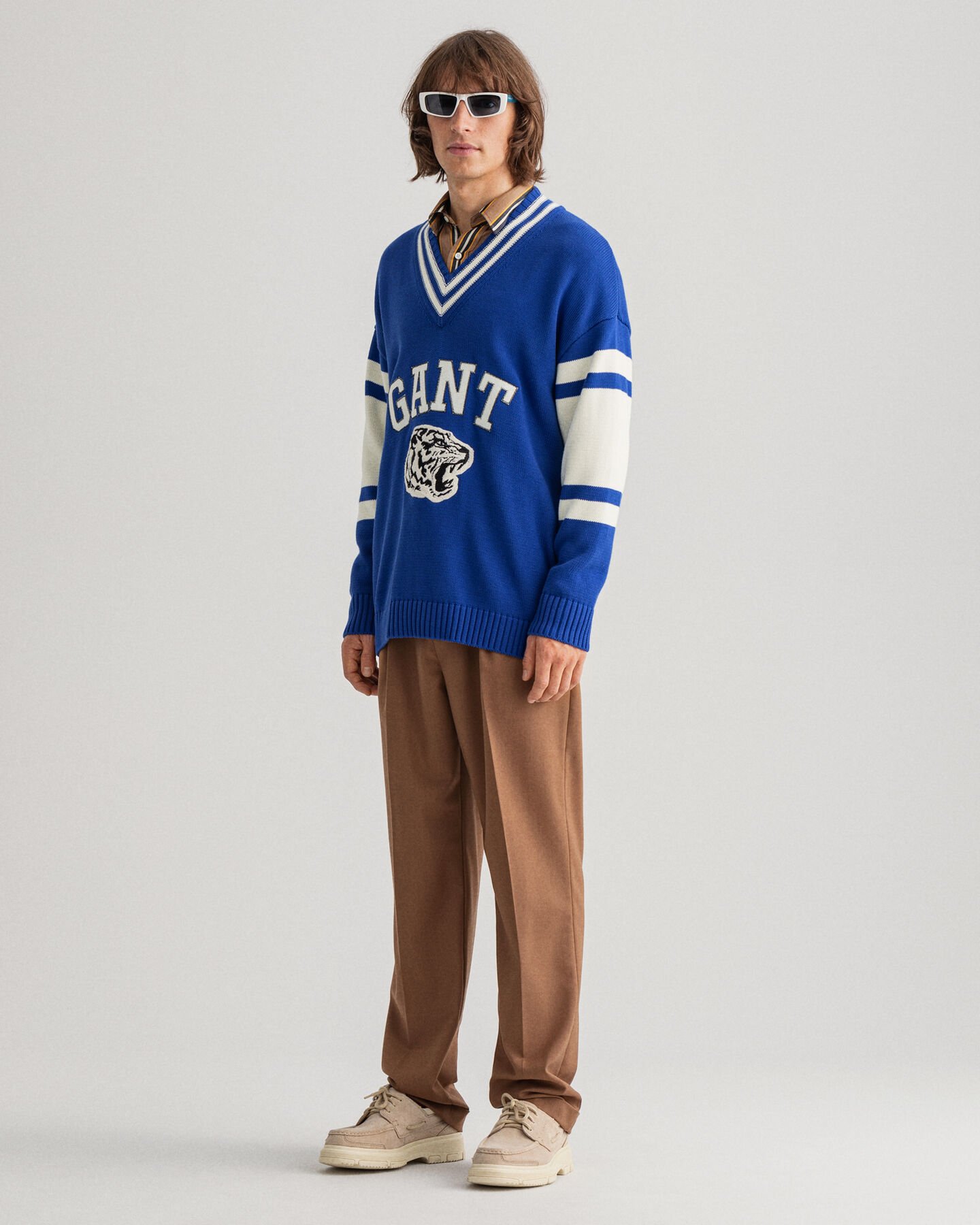 Tiger V-Neck Sweater