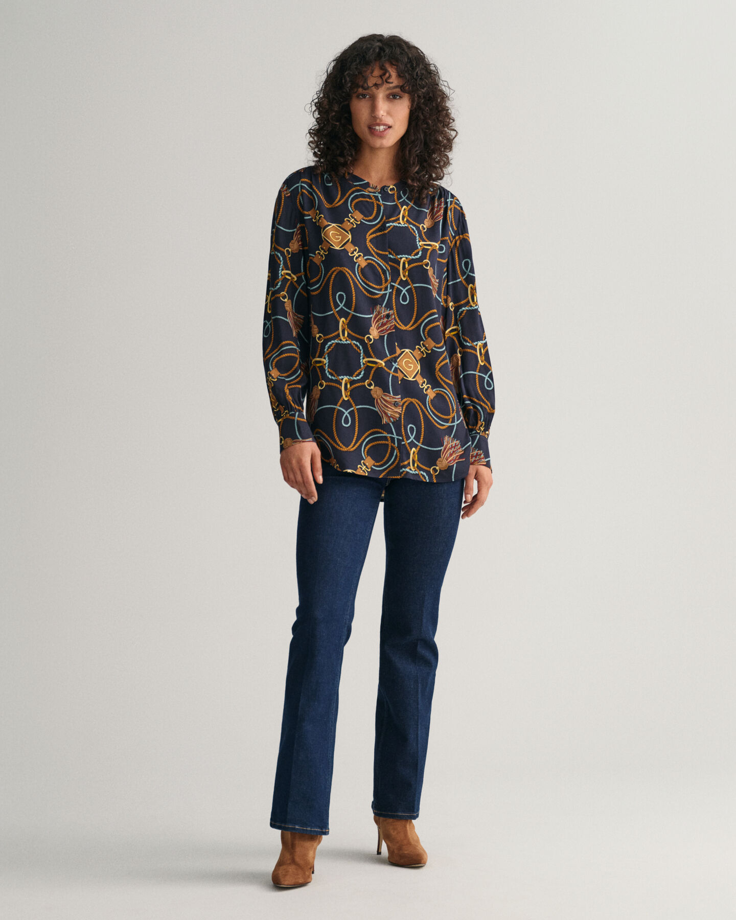 Rope Print Blouse