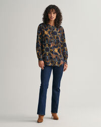 Rope Print Blouse