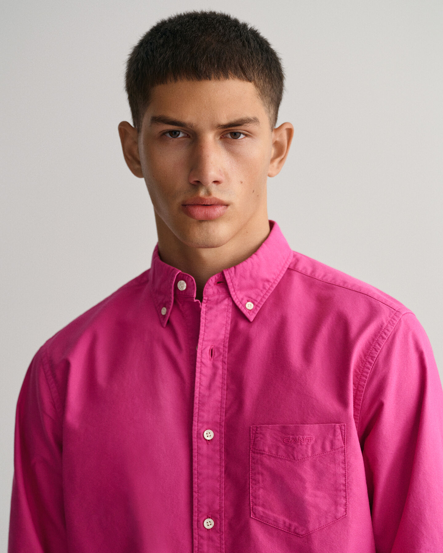 Regular Fit Sunfaded Oxford Shirt