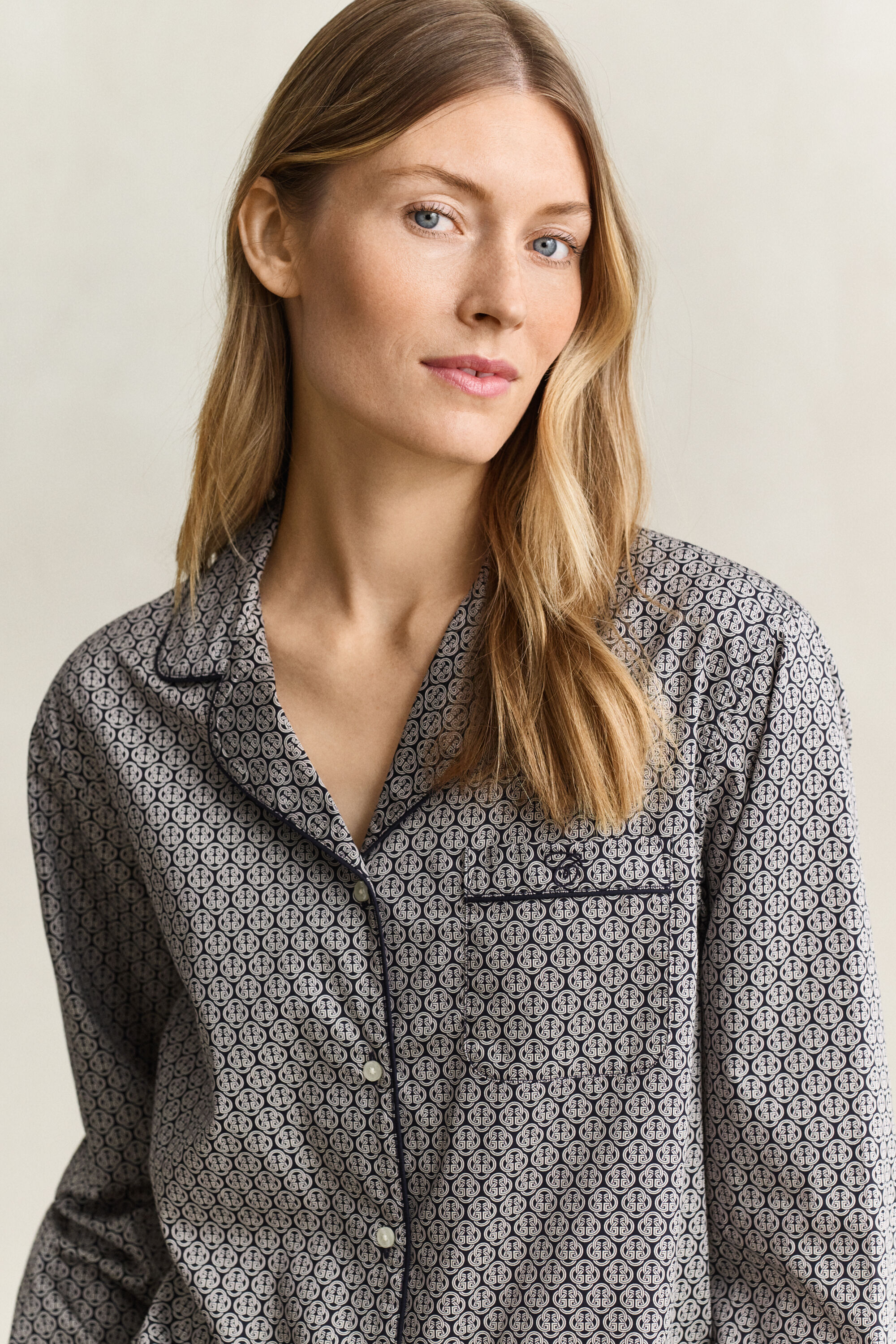Printed Pajama Set