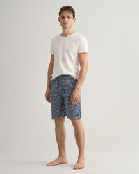 Micro Check Pajama Shorts