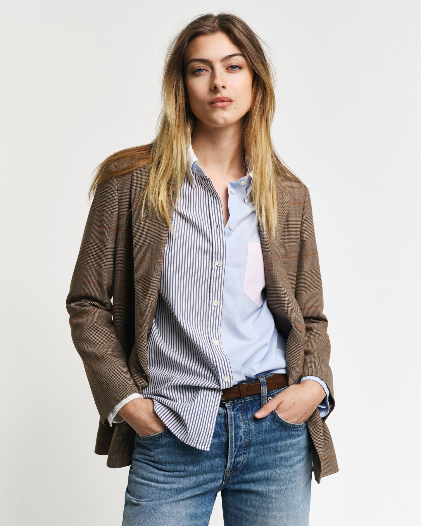 Relaxed Fit Patchwork Shirt