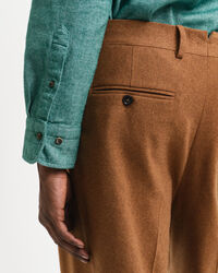 Regular Fit Flannel Herringbone Shirt