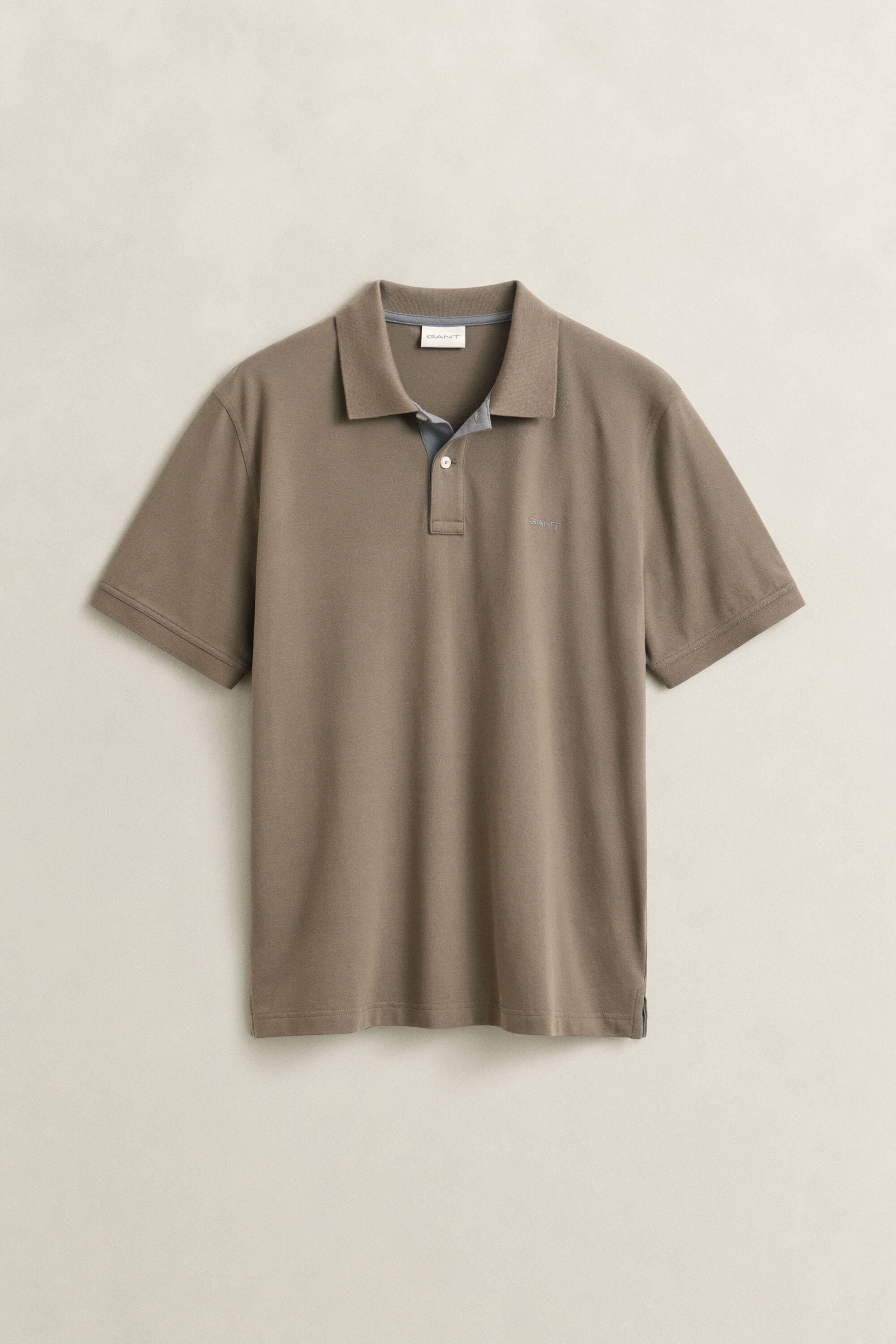 Contrast Piqué Polo Shirt