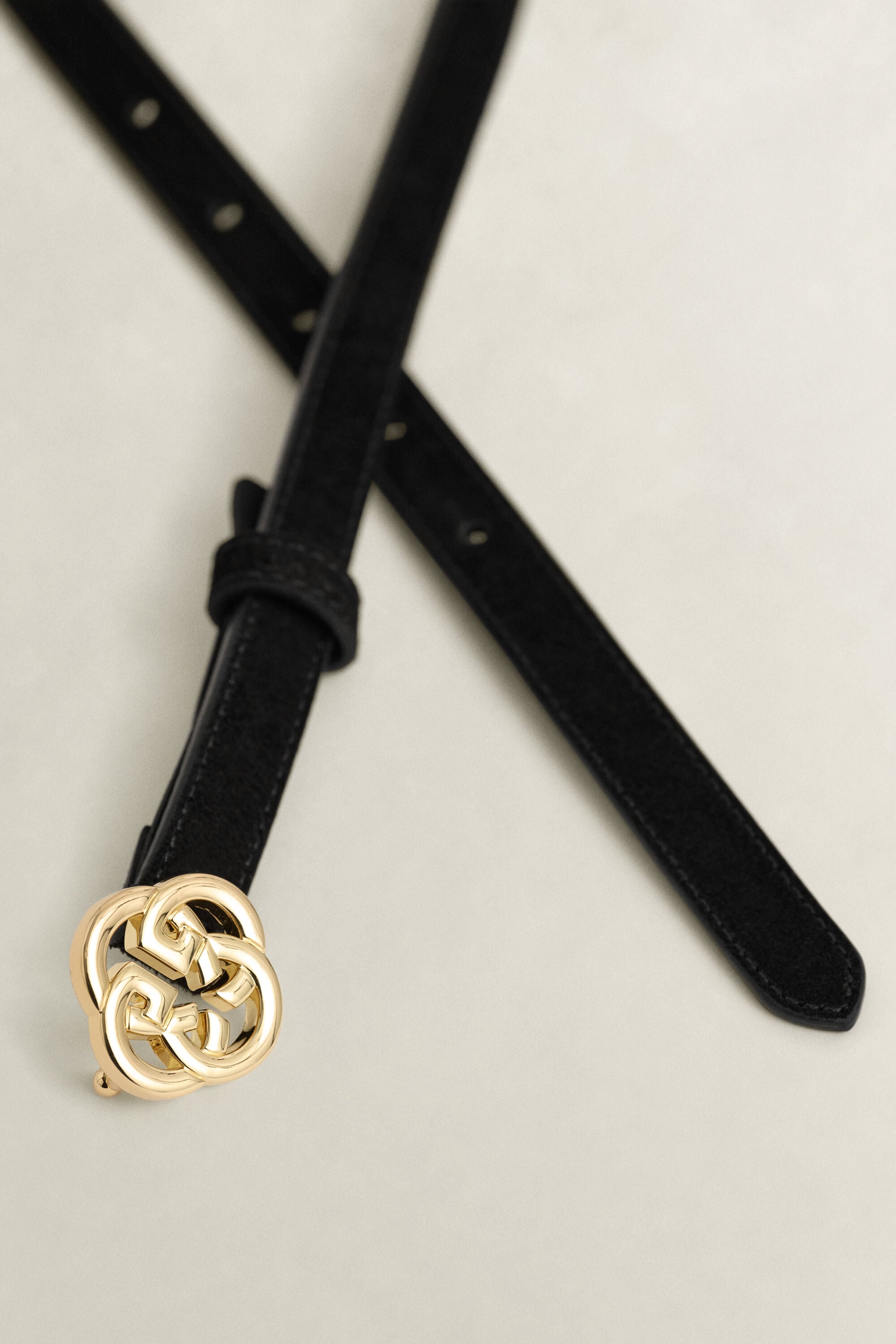 Monogram Suede Belt