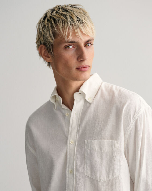 Relaxed Fit Textured Weave Shirt