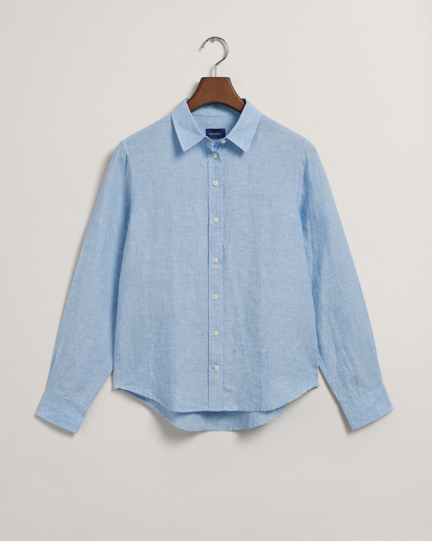 Regular Fit Linen Chambray Shirt