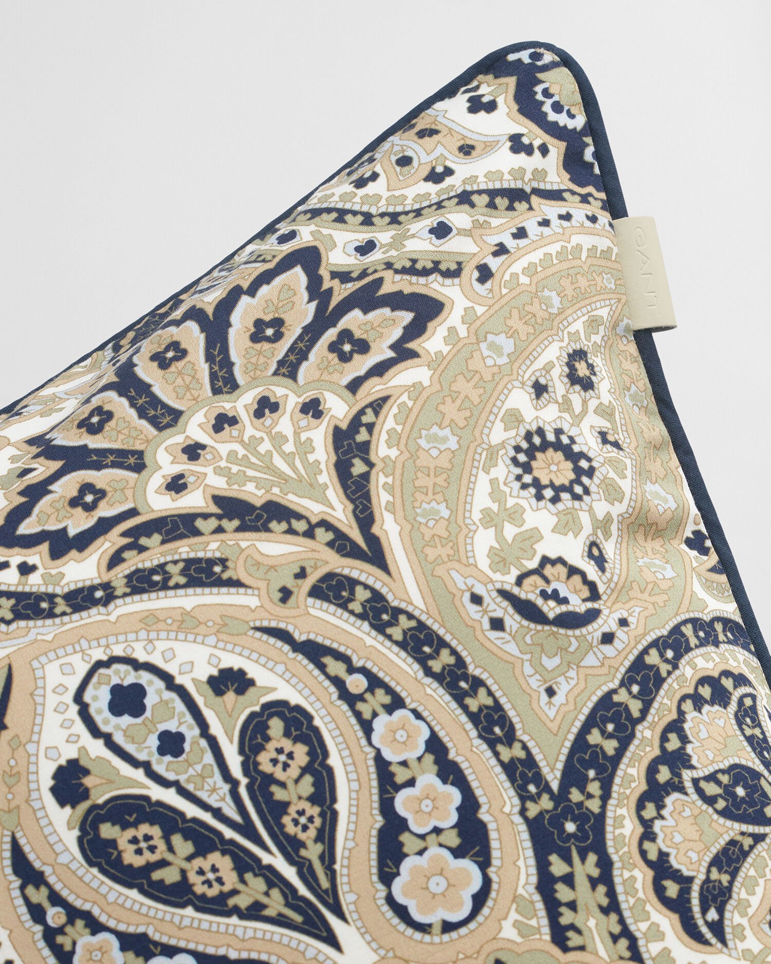 Sateen Paisley Print Cushion