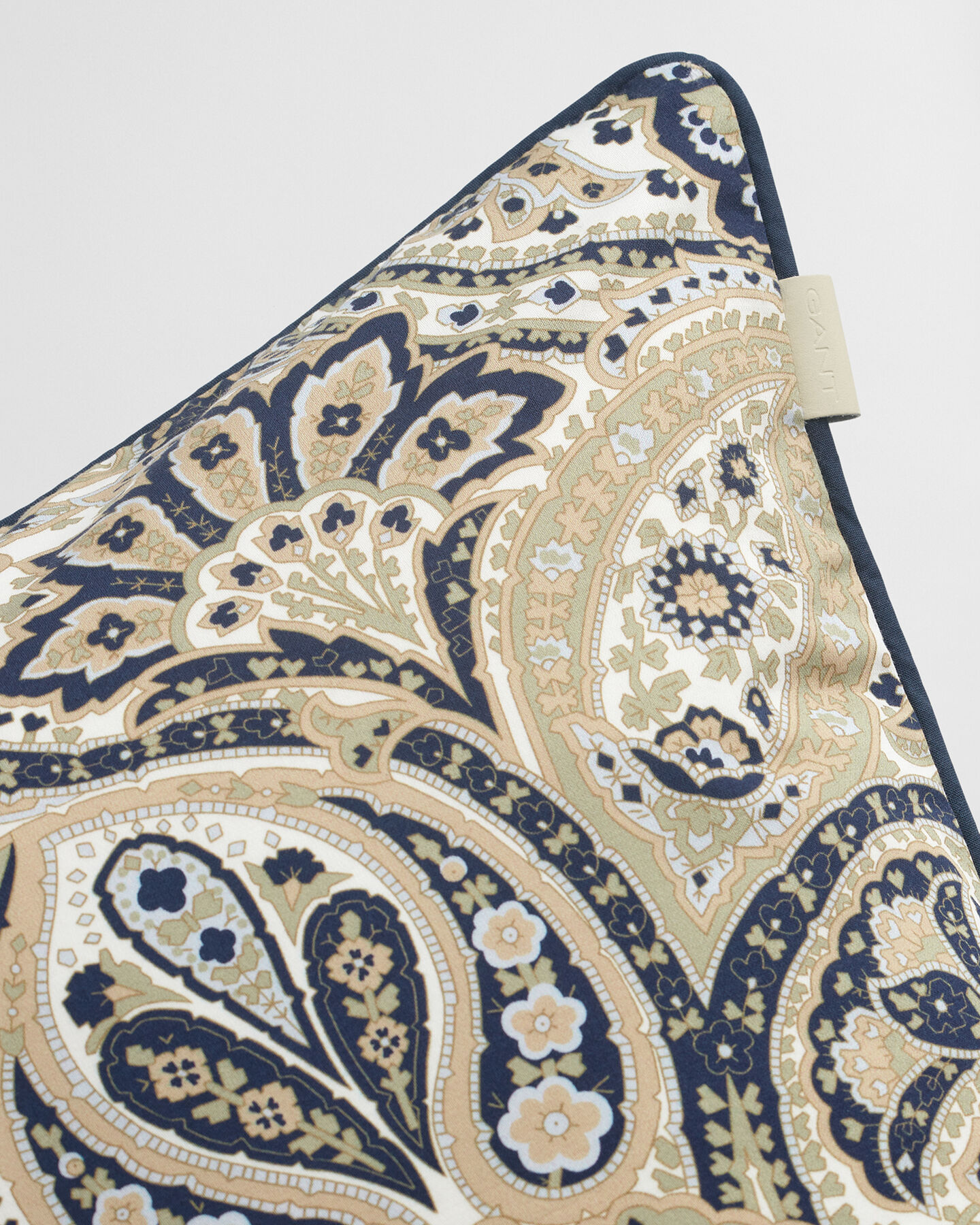 Sateen Paisley Print Cushion