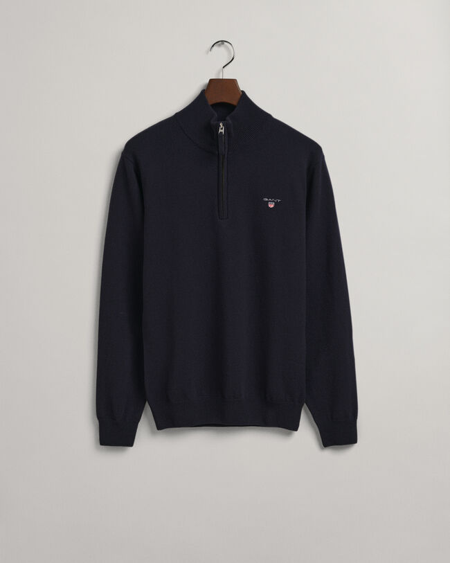 Super Fine Lambswool Half-Zip Sweater