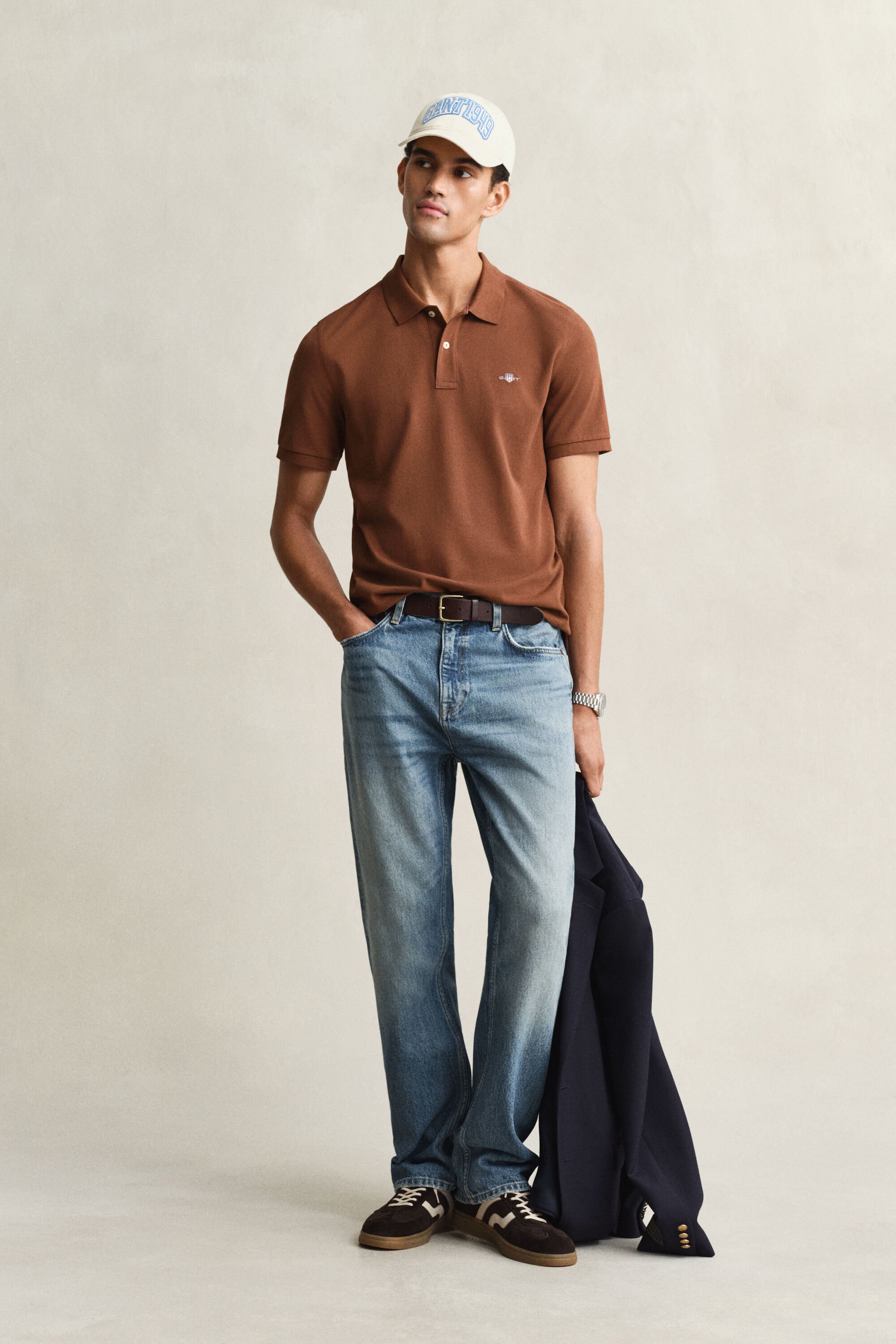 Regular Fit Shield Piqué Polo Shirt