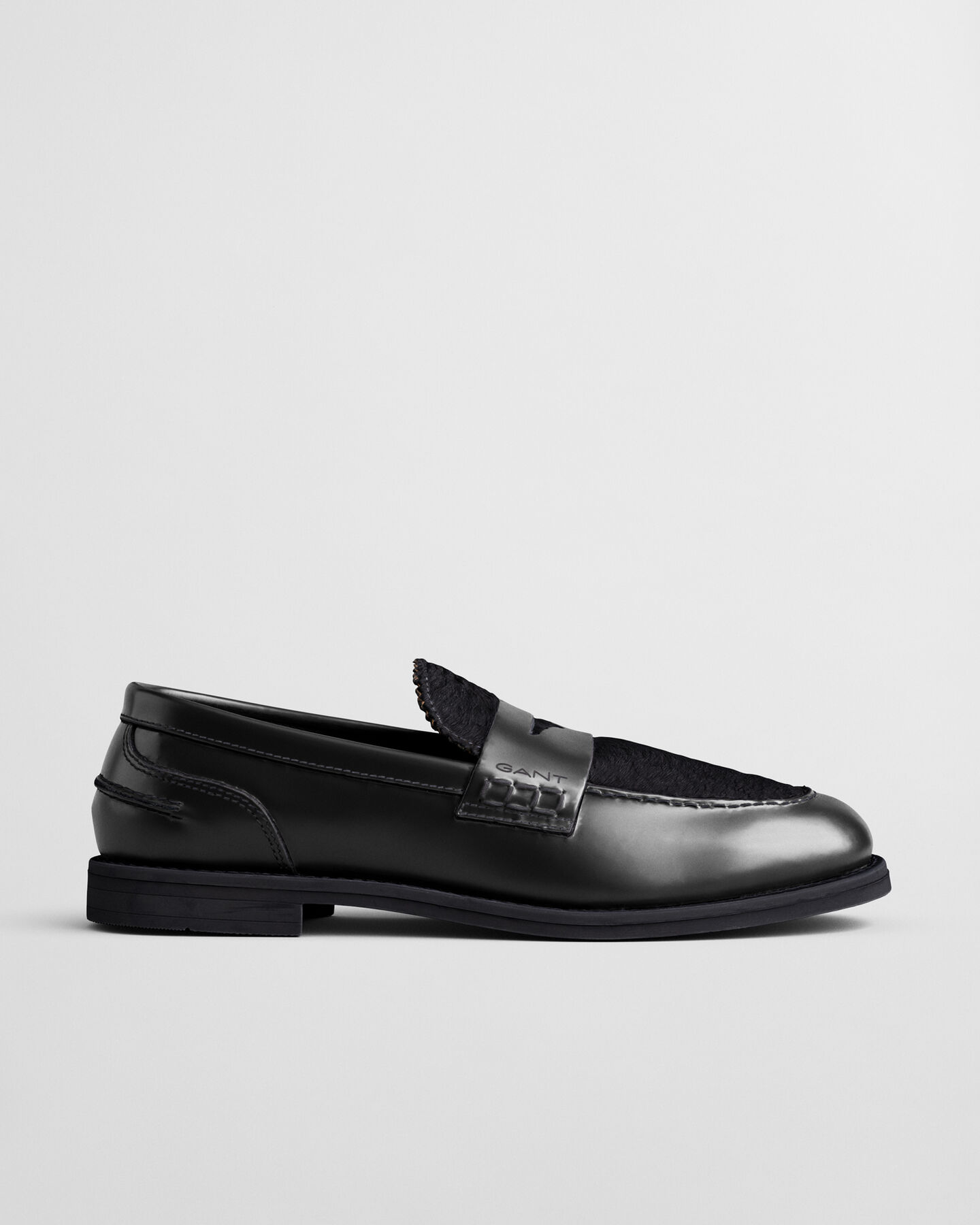 Gracelyn Fur Leather Loafers