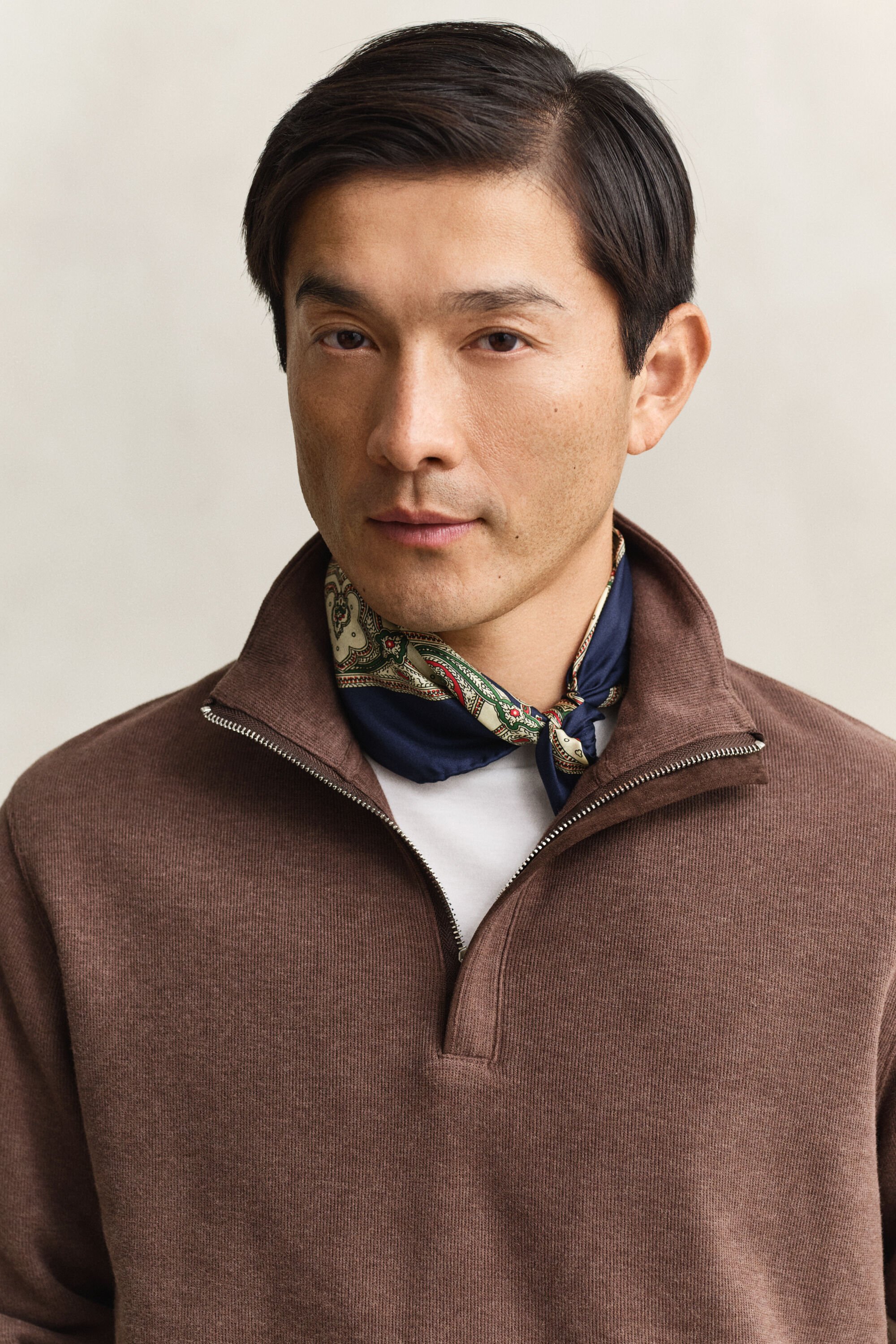 Sacker Rib Half-Zip Sweatshirt